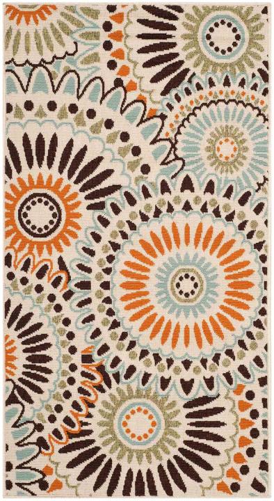 Veranda 091 Rug | Safavieh - VER091 - Cream / Chocolate