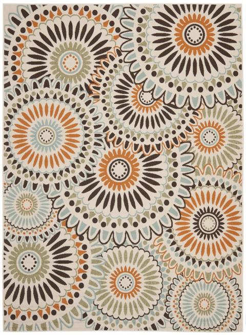 Veranda 091 Rug | Safavieh - VER091 - Cream / Chocolate