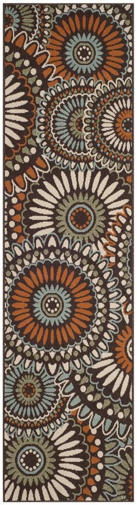 Veranda 091 Rug | Safavieh - VER091 - Chocolate / Terracotta