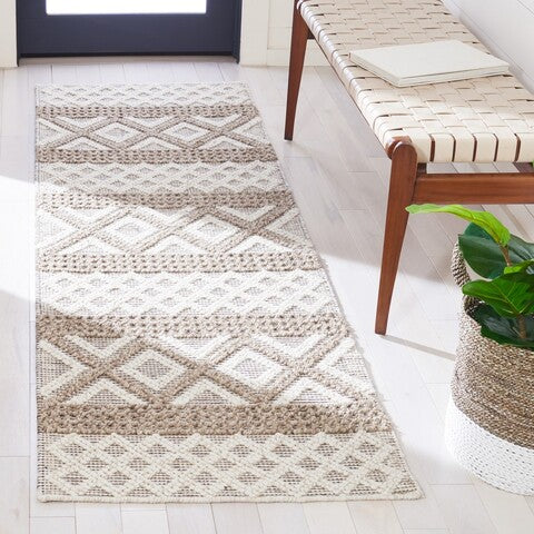 Vermont 211 Rug | Safavieh - VRM211 - Ivory / Grey