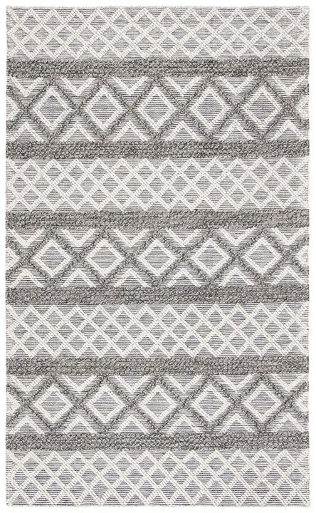 Vermont 211 Rug | Safavieh - VRM211 - Ivory / Dark Grey