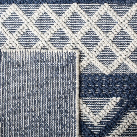 Vermont 211 Rug | Safavieh - VRM211 - Ivory / Blue