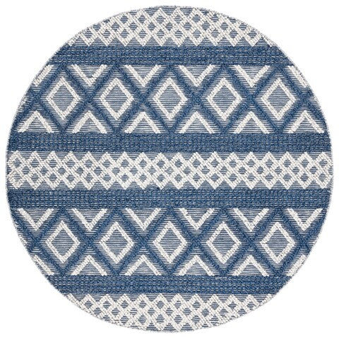 Vermont 211 Rug | Safavieh - VRM211 - Ivory / Blue