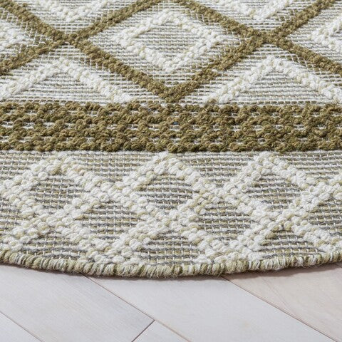 Vermont 211 Rug | Safavieh - VRM211 - Ivory / Dark Green