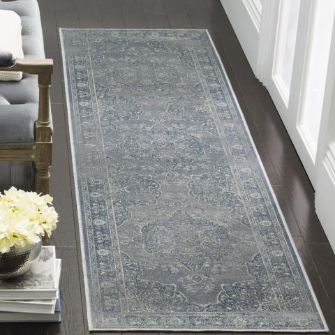 Vintage Glam 158 Rug | Safavieh - VTG158 - Light Blue / Light Grey