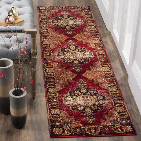 Vintage Hamadan 219 Rug | Safavieh - VTH219 - Red / Multi