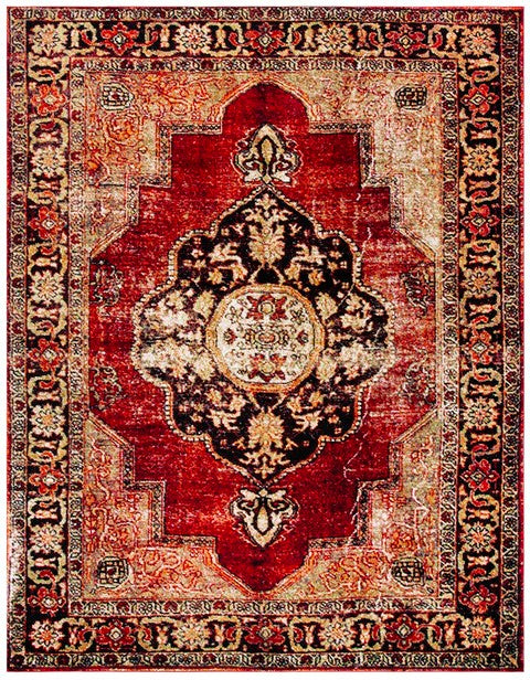 Vintage Hamadan 219 Rug | Safavieh - VTH219 - Red / Multi