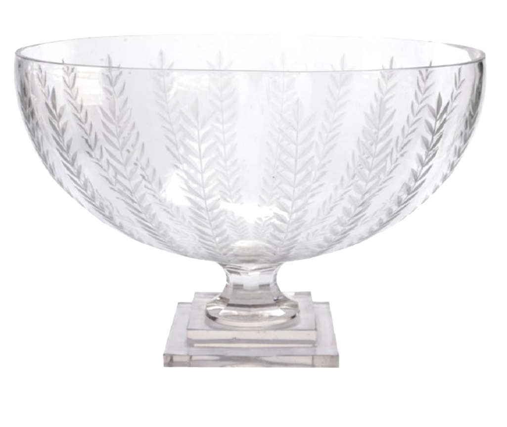 ETCHED Vertical Leaf Bowl Large