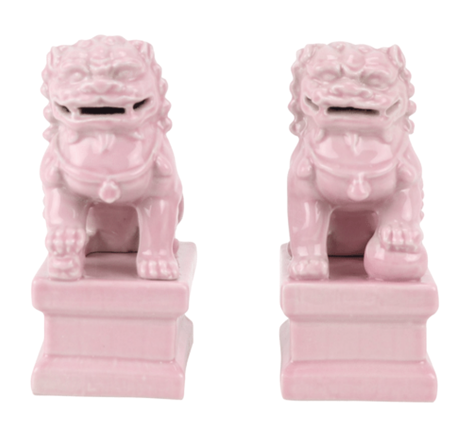 Mini Pink Foo Dogs