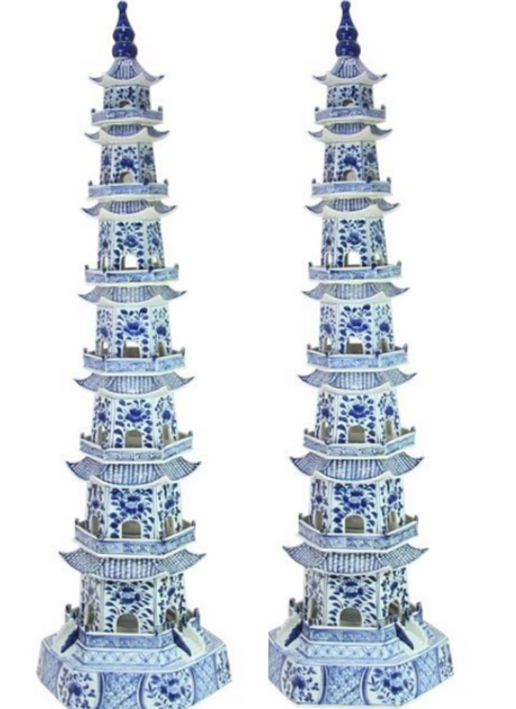 Grand Blue and White Pagoda