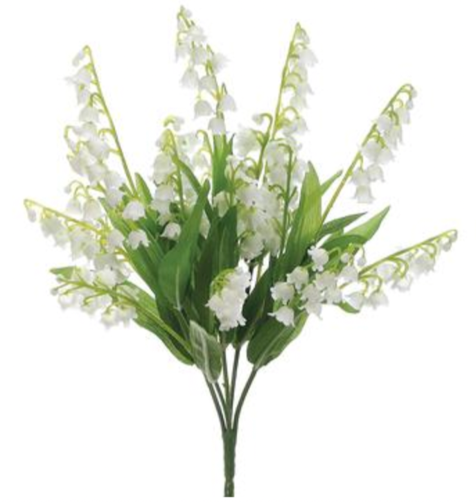 Box of 12 Lily of the Valley Lifelike Clusters