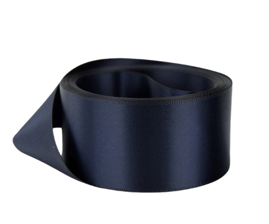 Navy Satin Ribbon