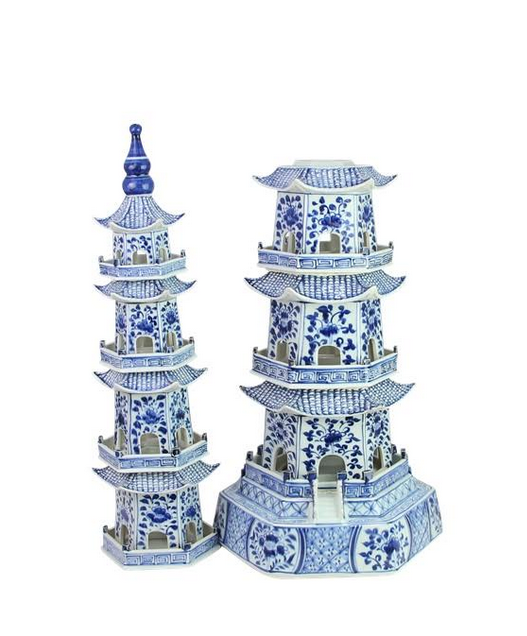 Grand Blue and White Pagoda