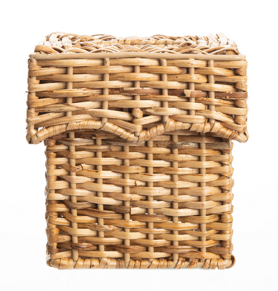 Scalloped Wicker Tissue Box