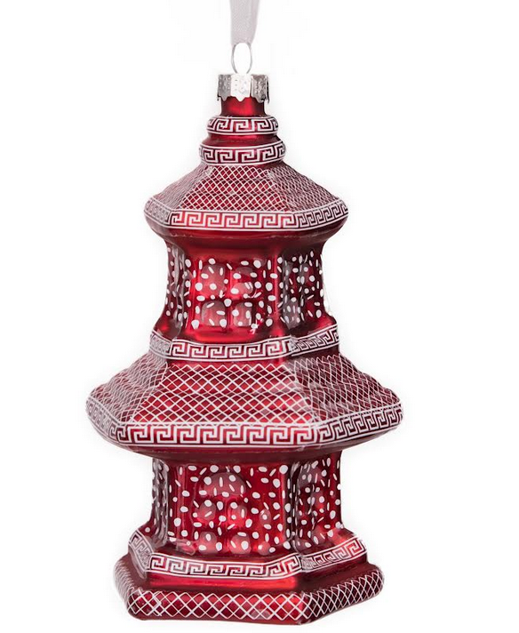 Pearlized Red Pagoda