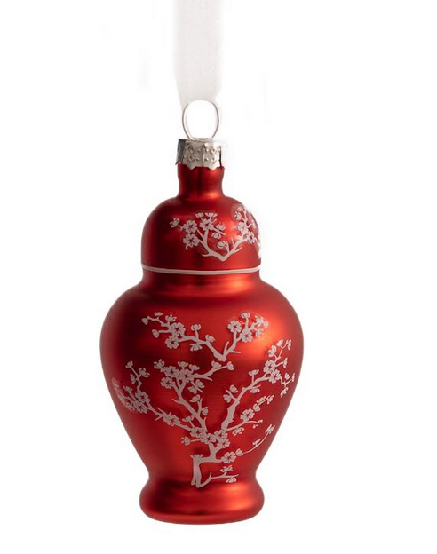 Red Ginger Jar Gift Topper