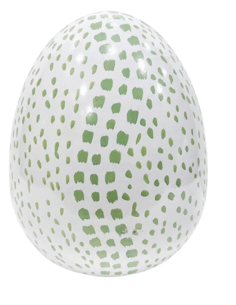 Stunning soft green dot egg (5 sizes)