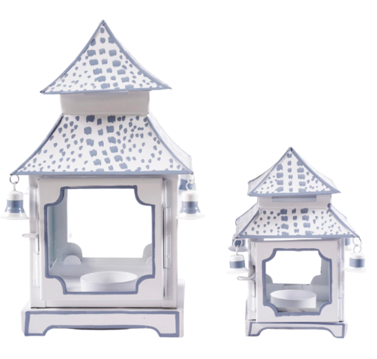 Gorgeous dot French blue/white pagoda (2 sizes)