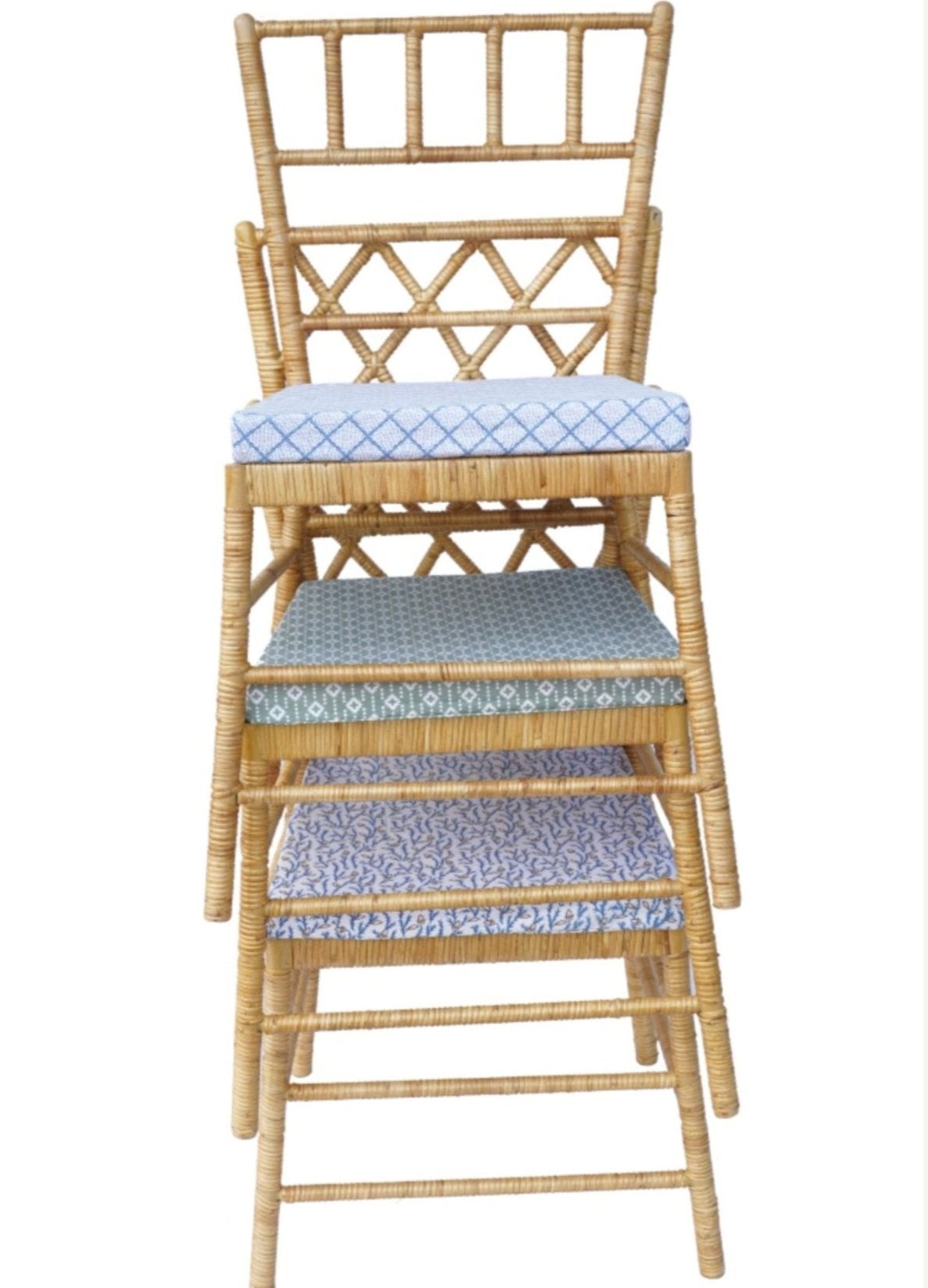 Diamond Back Wicker Chair