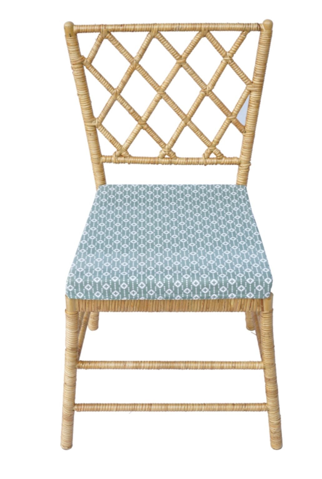 Diamond Back Wicker Chair