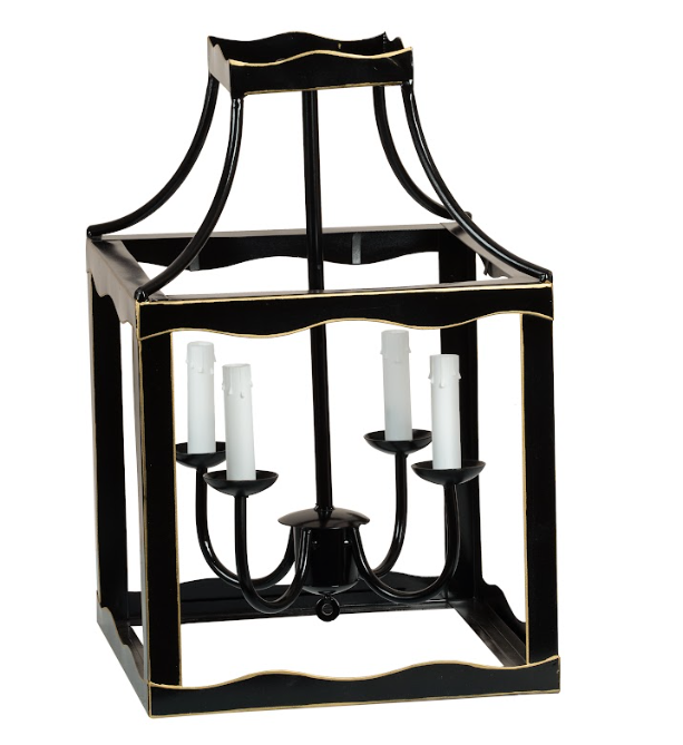 Black & GOLD MEDIUM LANTERN