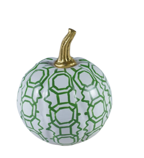 Green Trellis Pumpkin