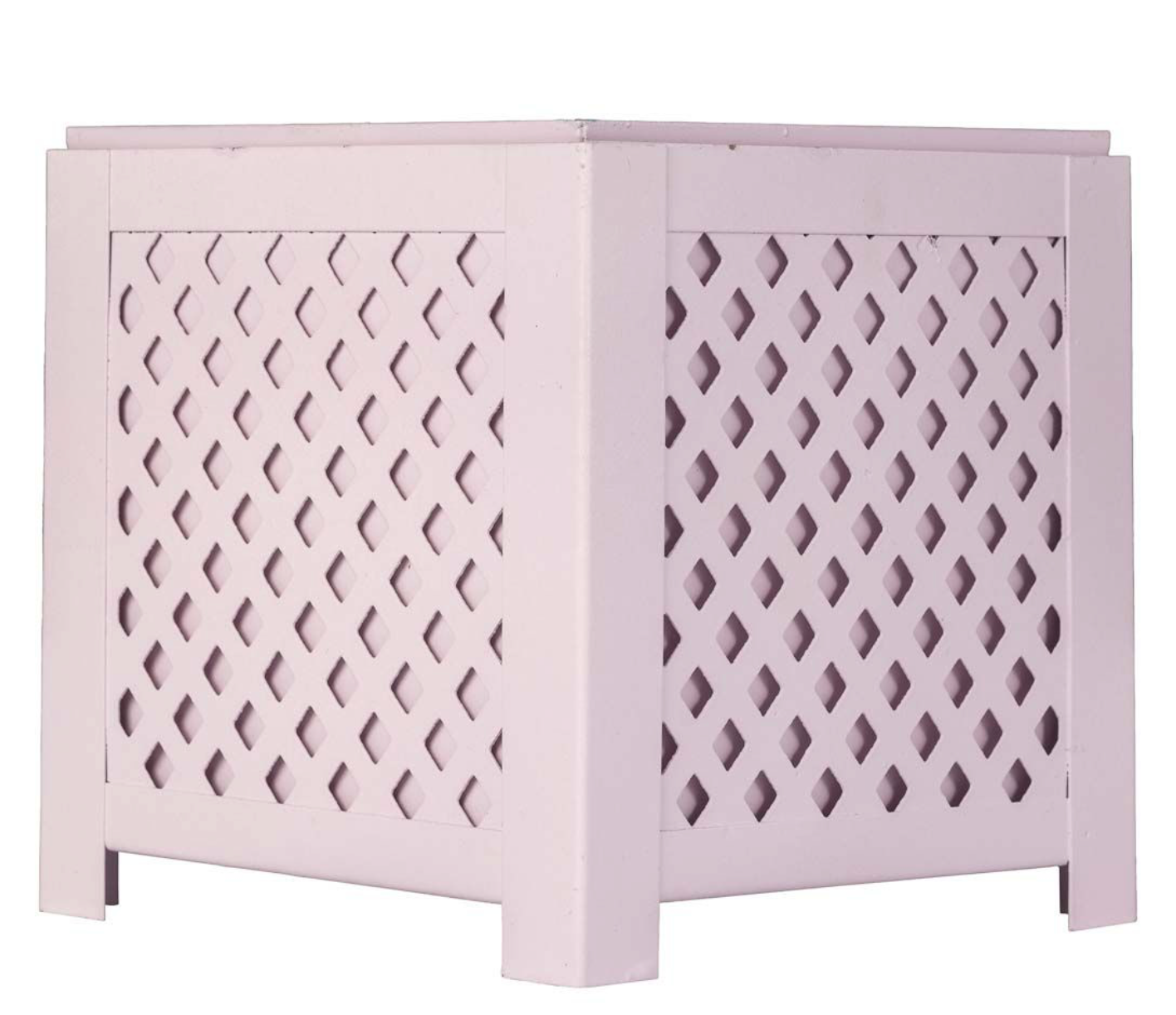 Pink Lattice Planter