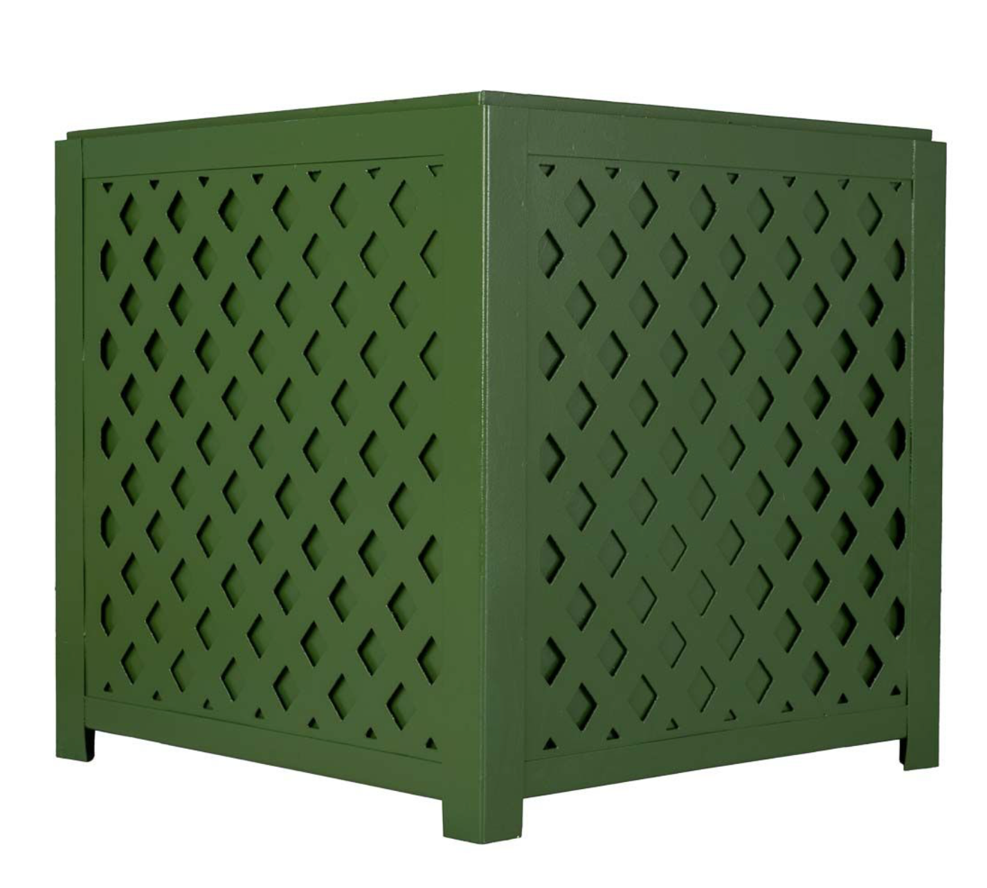 Moss Green Lattice Planter