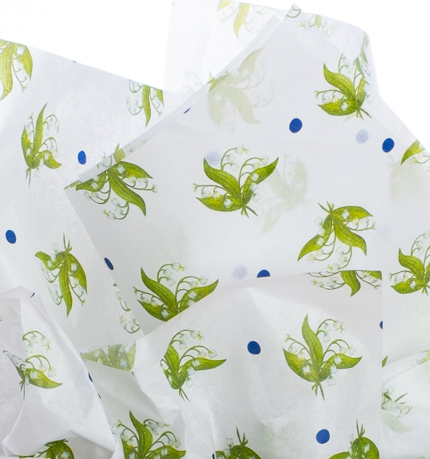 Green Lily of the Valley Tissue Paper