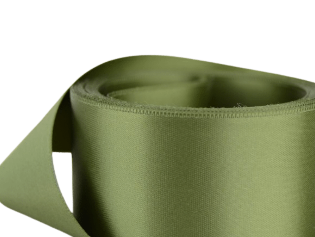 Moss Green Satin Ribbon