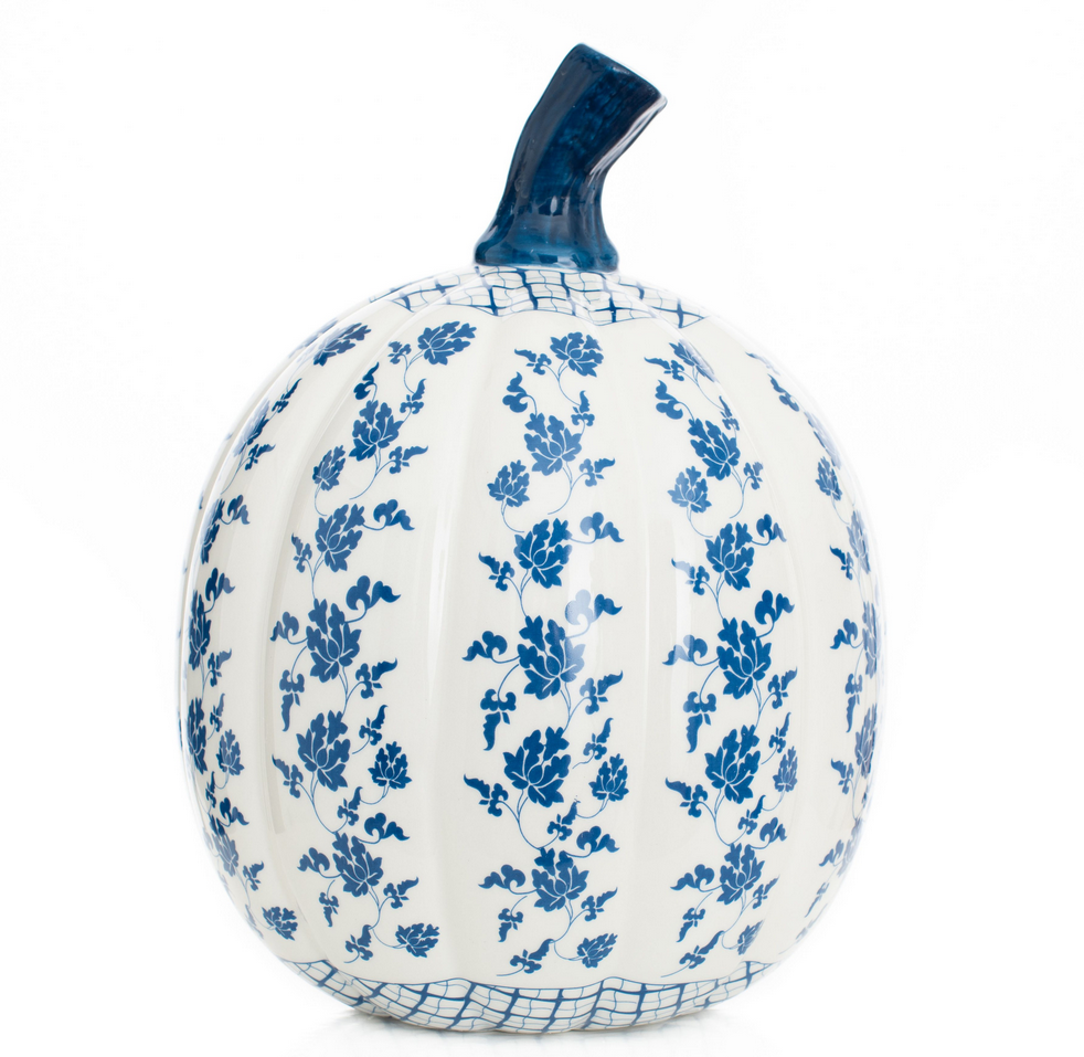 Large Porcelain Pumpkin