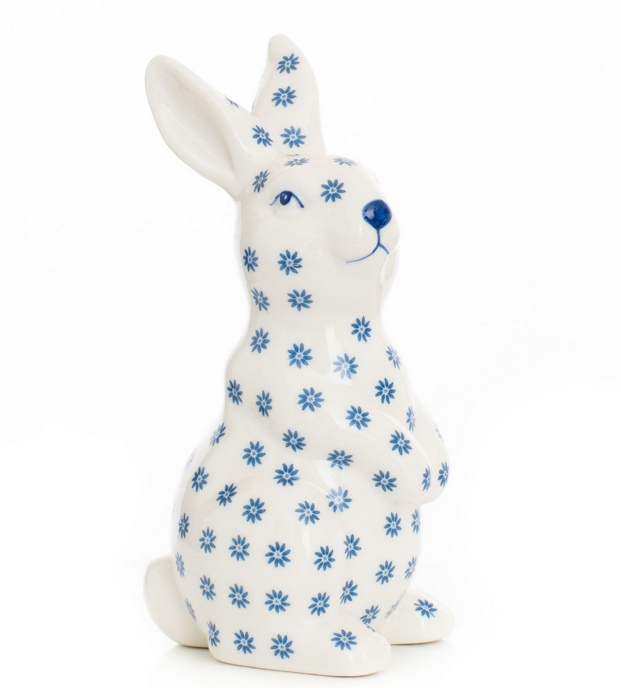 Small Floral Standing Bunny