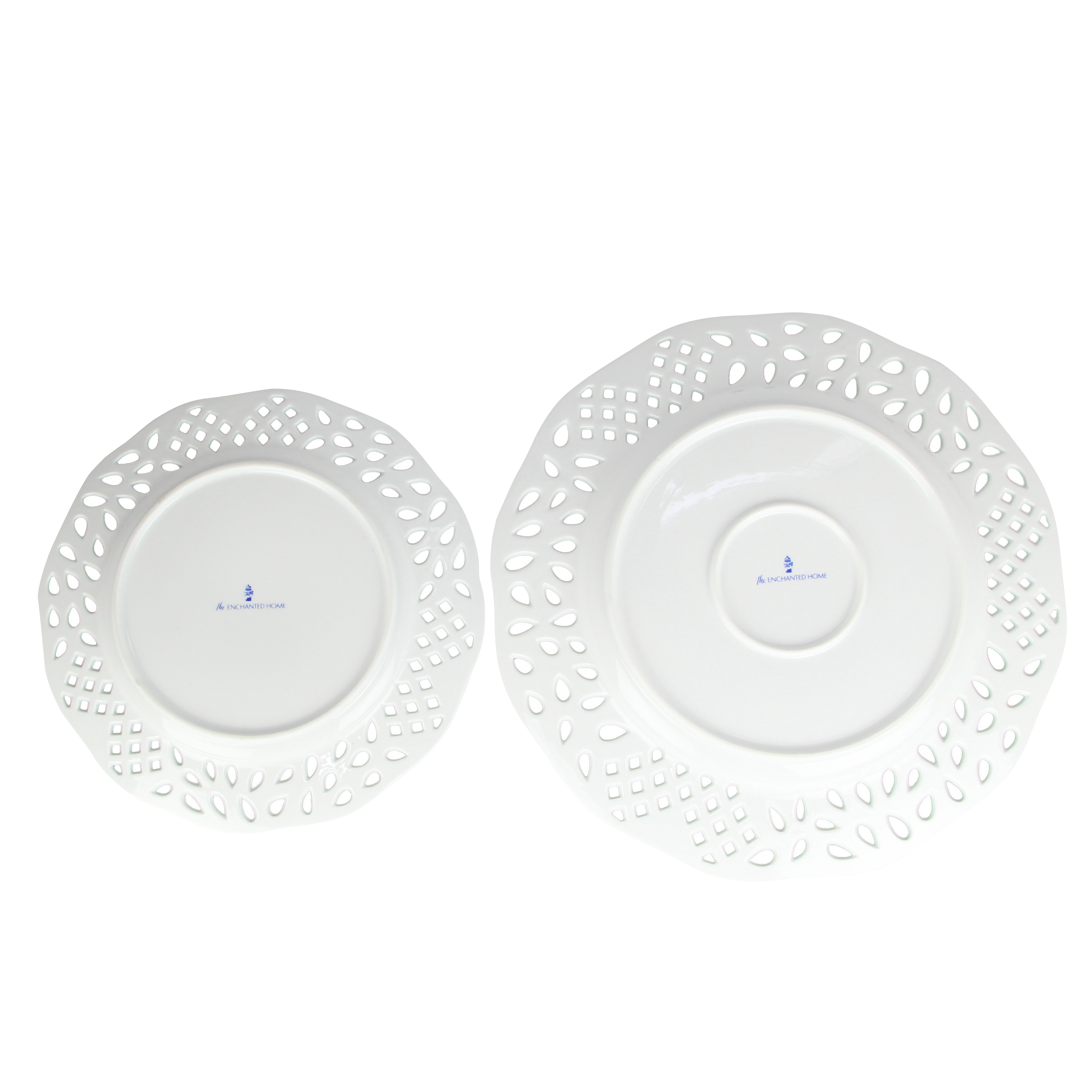 White Pierced Dinnerware