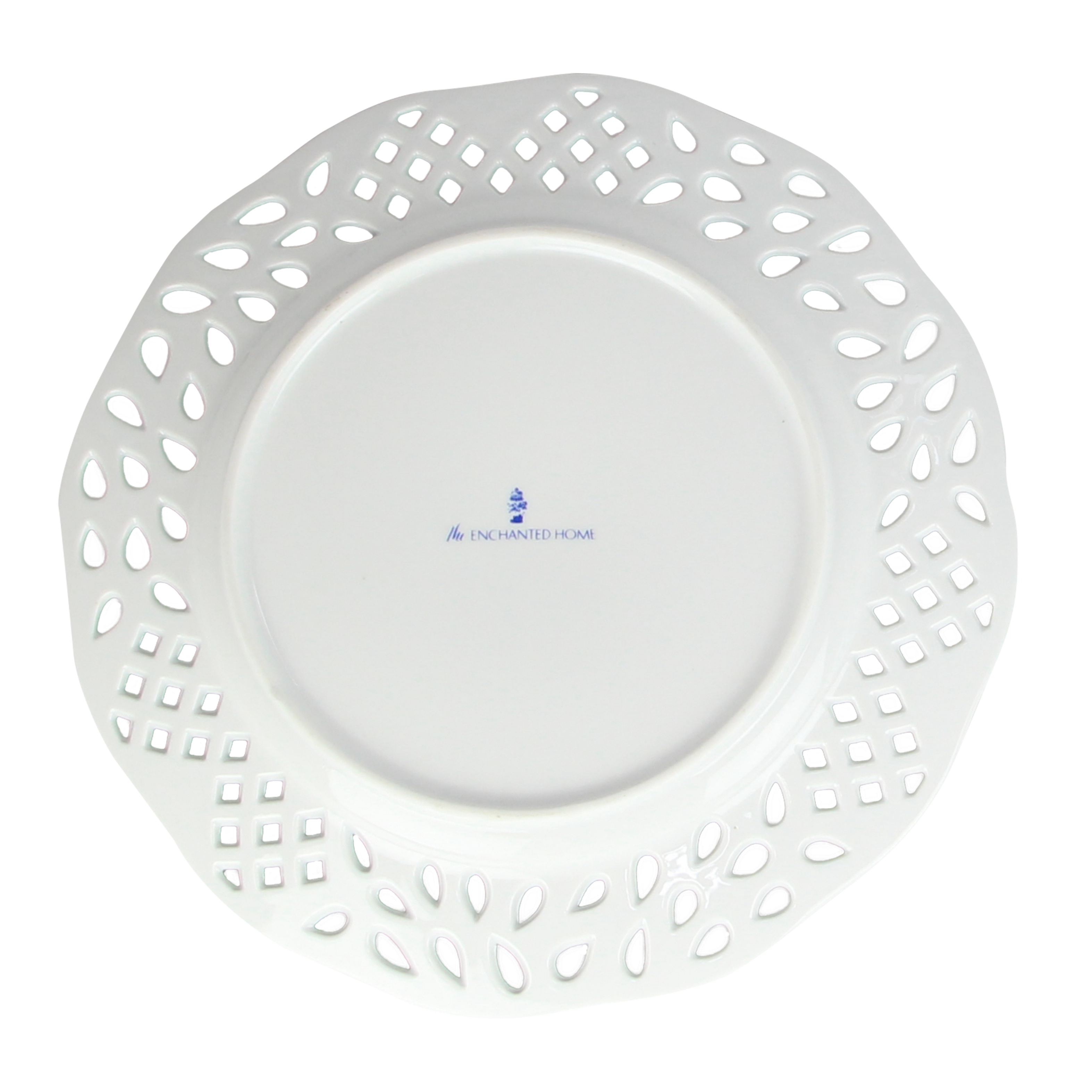 White Pierced Dinnerware