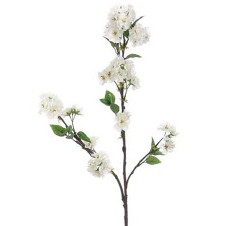 FABULOUS TALL 50" WHITE CHERRY BLOSSOMS