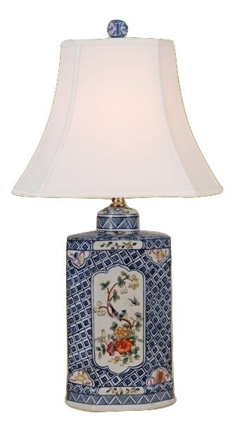 Imari Bird Trellis Lamp