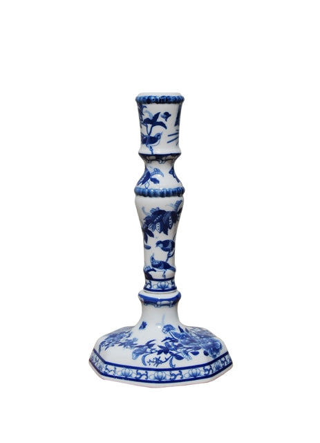 Porcelain Blue & White Candle Sticks Style 1