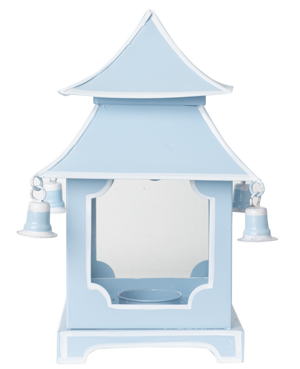 Fabulous pale blue/white pagoda