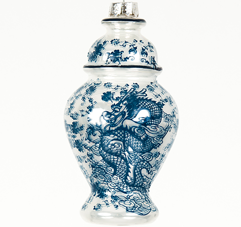 Blue Dragon Jar Ornament