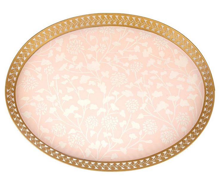 Pale Pink Spring Pierced Tray