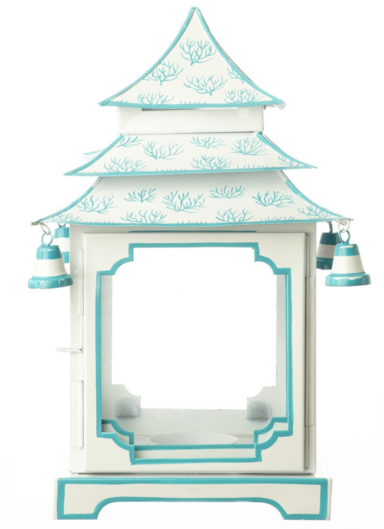 Beautiful white/aqua large pagoda