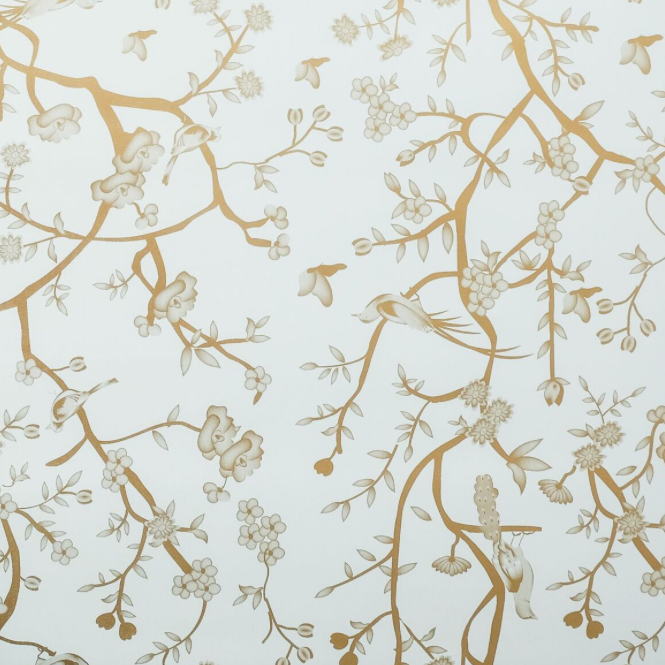 Pale Green and Gold Chinoiserie Gift Wrap