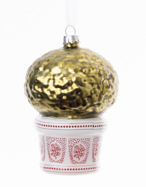 Red Boxwood Ornament