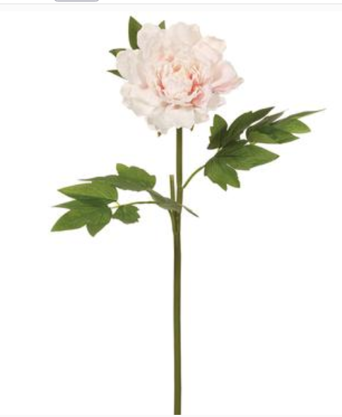 Peony Rose Real Touch Flower Stem
