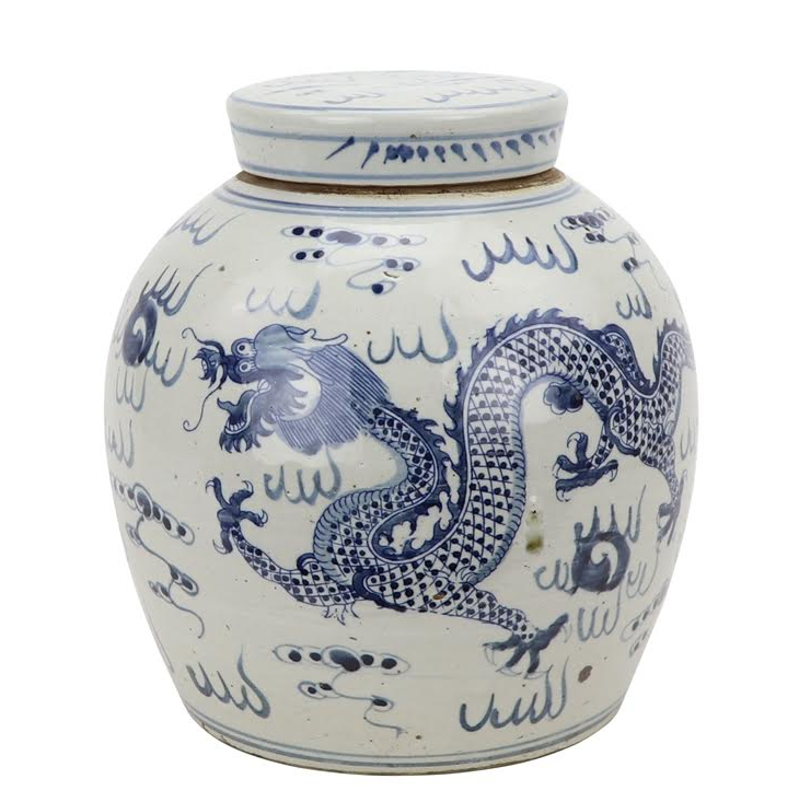 Fabulous new dragon flat top jar