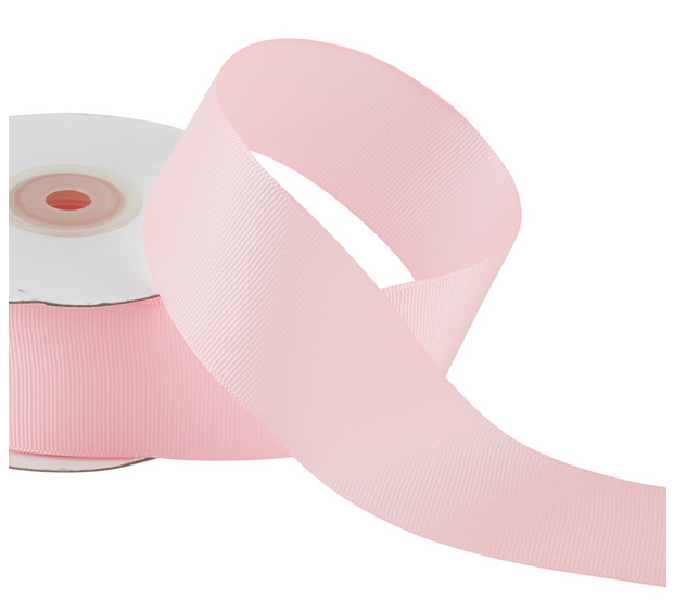 Fabulous new jumbo roll pale pink 1.5 grosgrain ribbon