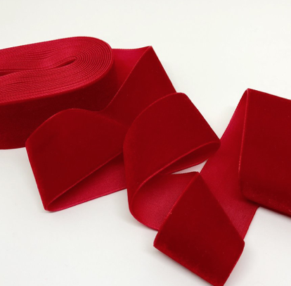 Fabulous 1.5 red velvet ribbon (25 yards)